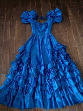 Authentic Vintage 1980's Prom Dress